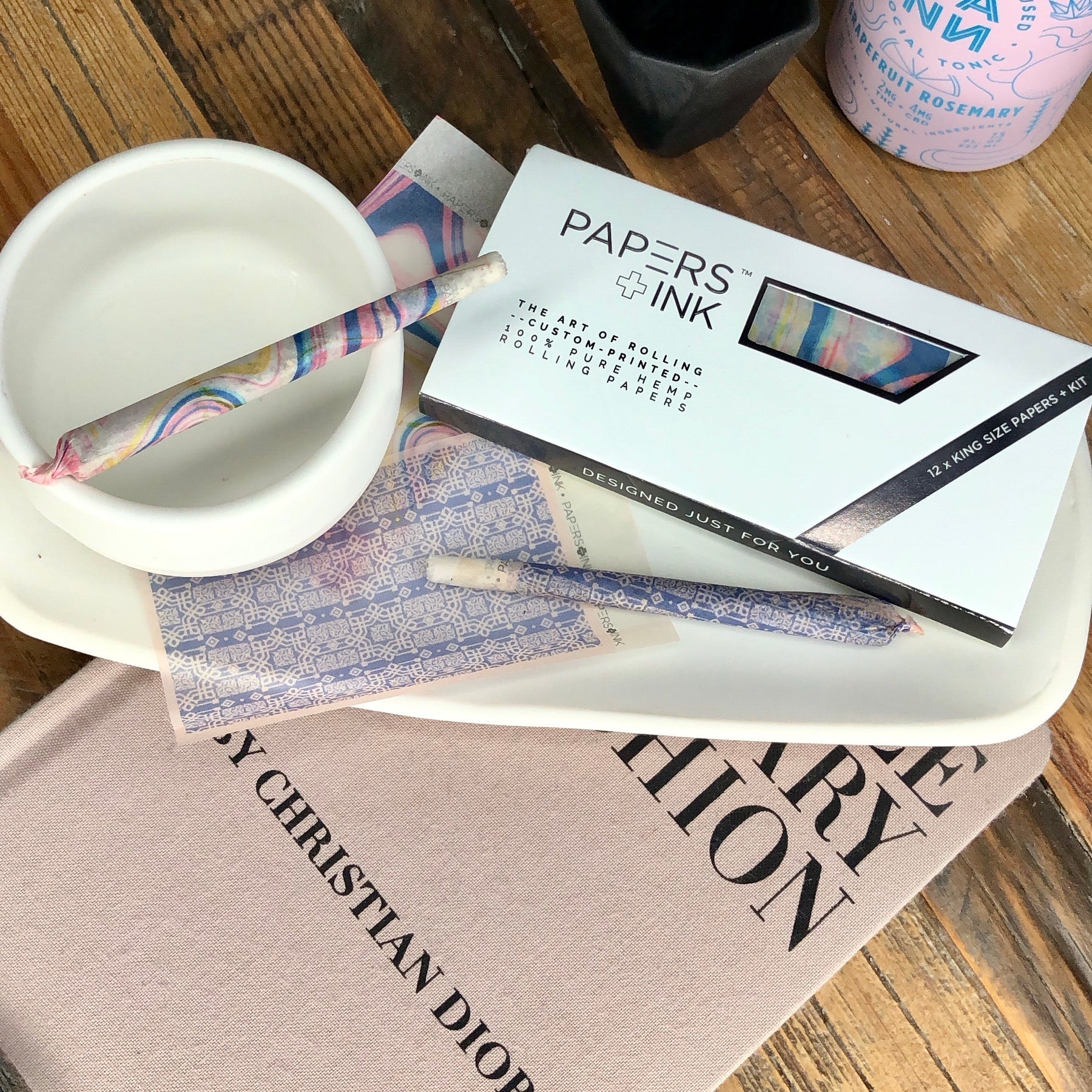 Papers + Ink  organic custom printed rolling papers - GUCCI SWIRLS