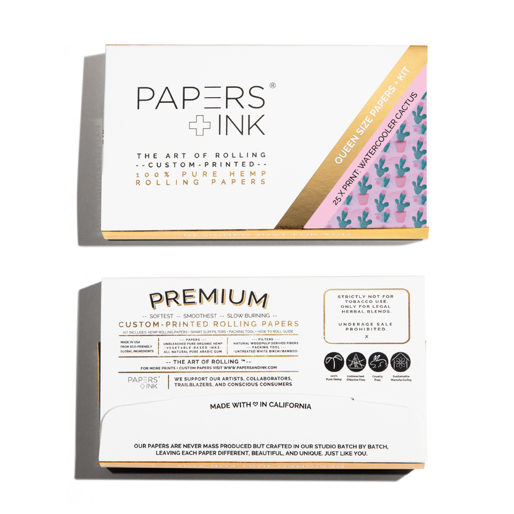 Papers + Ink | premium organic rolling papers