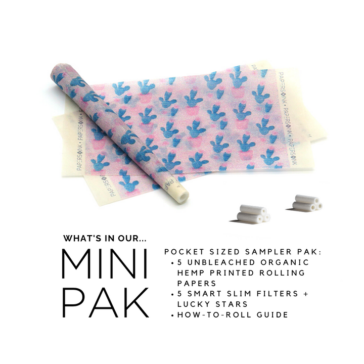 cactus roll Papers + Ink | premium organic rolling papers