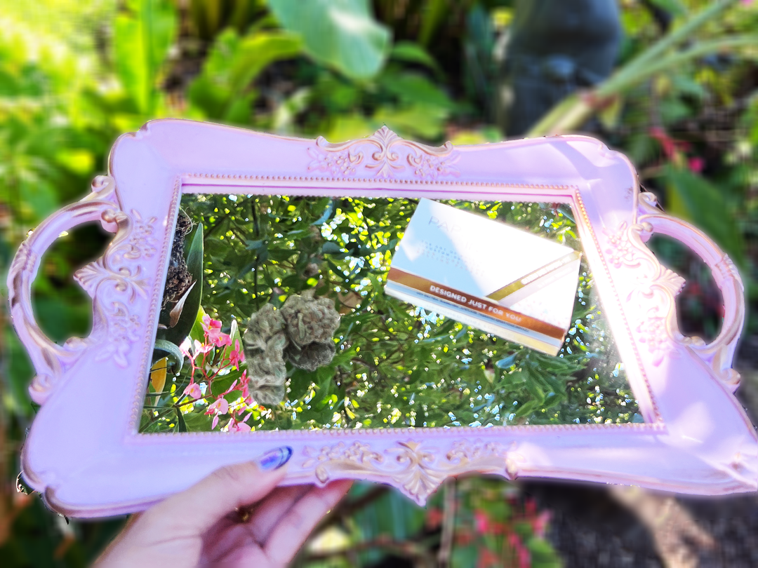 VERSAILLES MIRRORED ROLLING TRAY – Papers + Ink